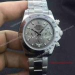 Clone Rolex Cosmograph Daytona Watch Stainless Steel Grey Dial